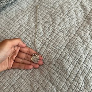 Tiffany key and heart necklace